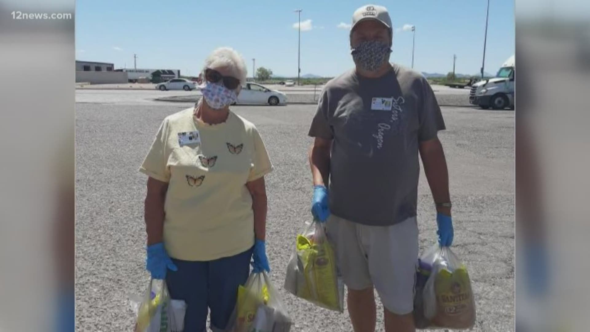 People in Casa Grande delivered bag lunches to truck drivers at Love's Truck Stop in Eloy. Team 12's Vanessa Ramirez has all the ways you are sending the love.