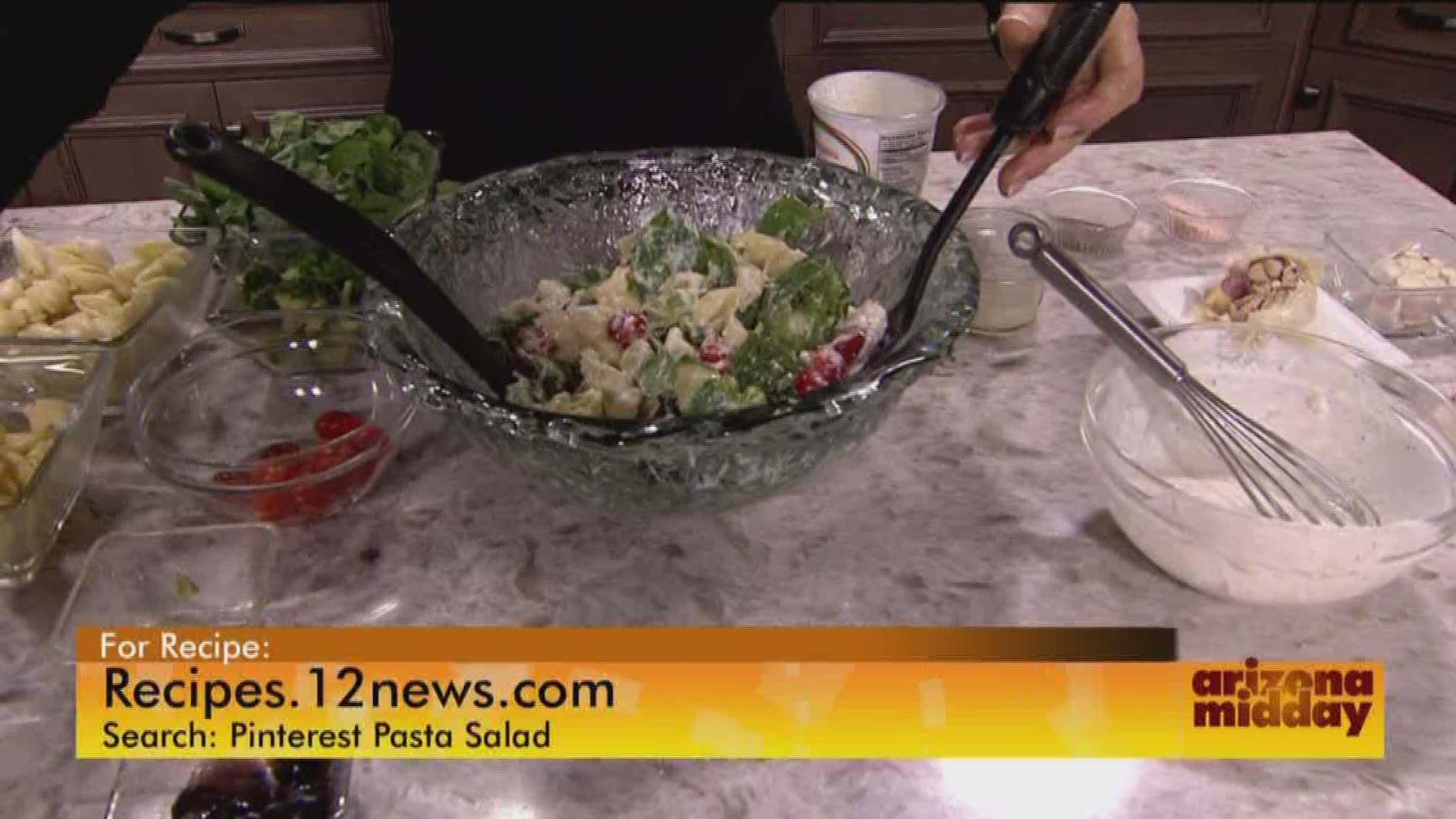 Believe it or not, this pasta salad recipe is the most pinned recipe on Pinterest. Jan shows us how to make it!