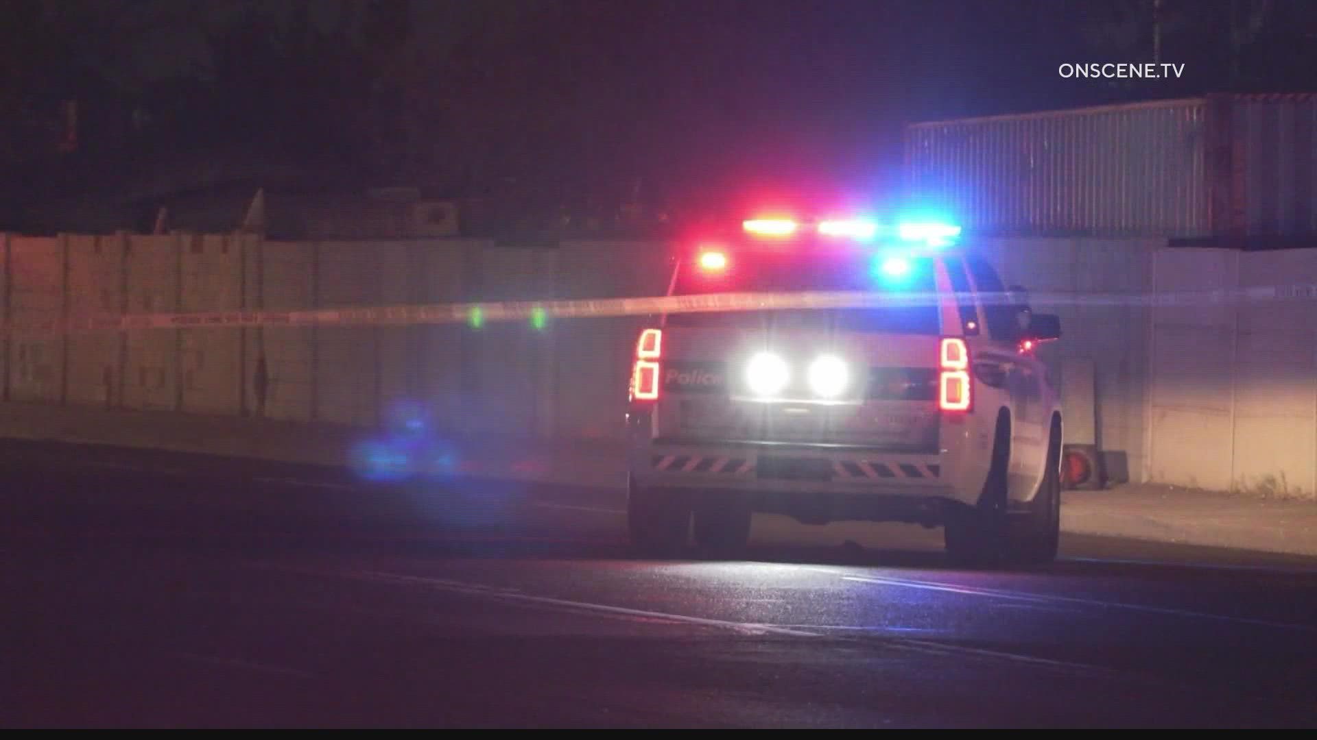 Officers are searching for a driver after they struck and killed a pedestrian in West Phoenix Sunday morning.
