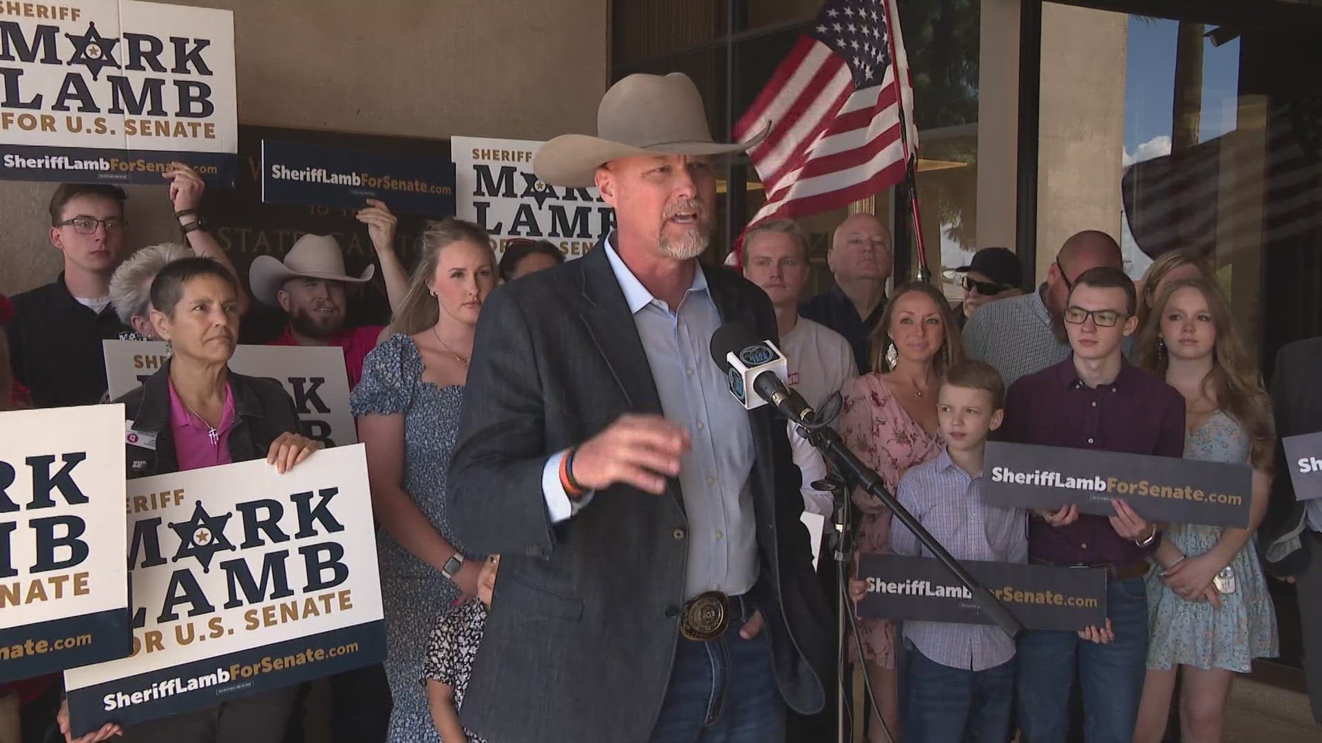 Lamb says his campaign was able to get more then 13,000 signatures.