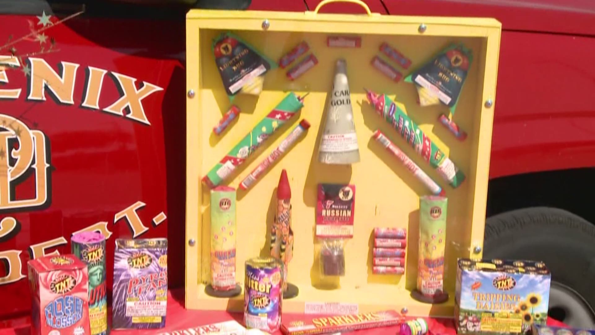 Phoenix fire department shares these safety precautions to avoid small fireworks danger.