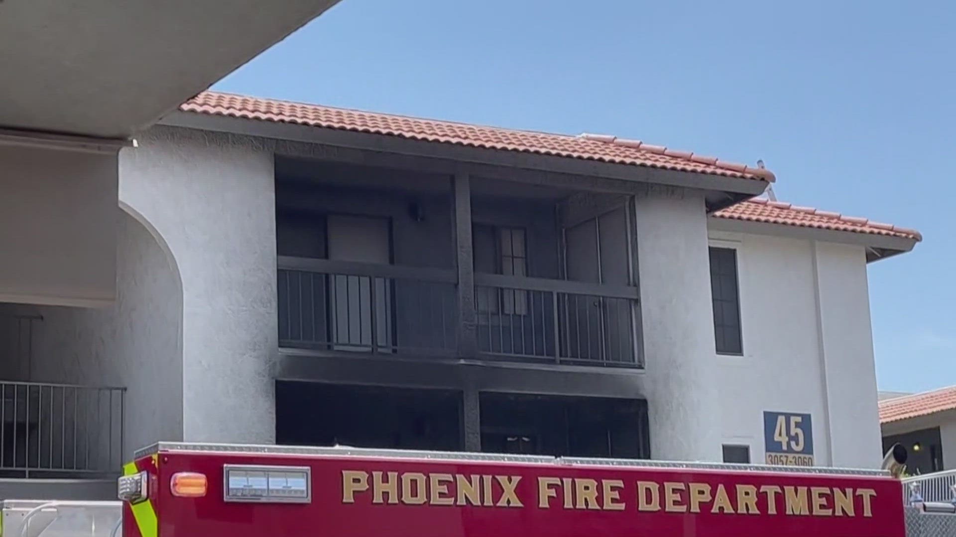 A woman also sustained critical injuries from Wednesday's apartment fire.