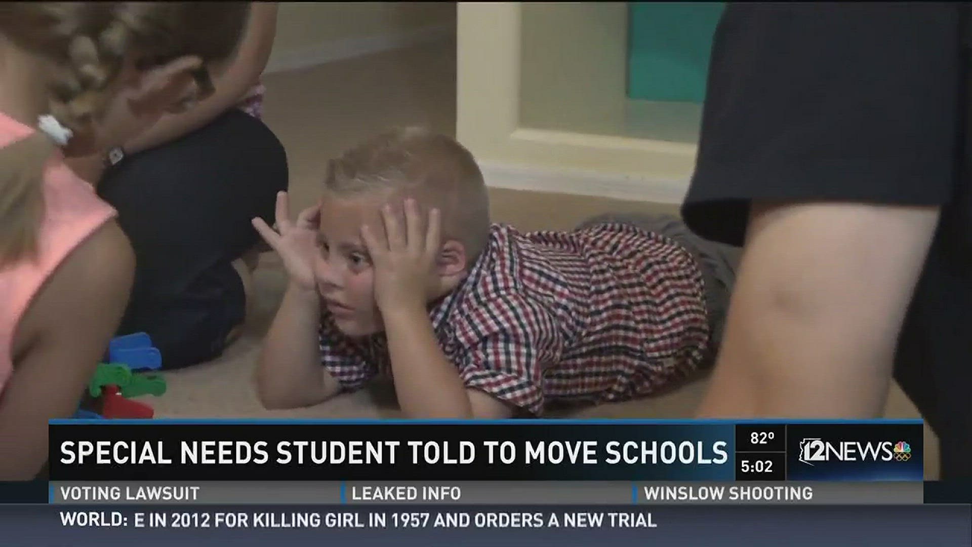 A Gilbert boy with down's syndrome is being told by the district to change schools.