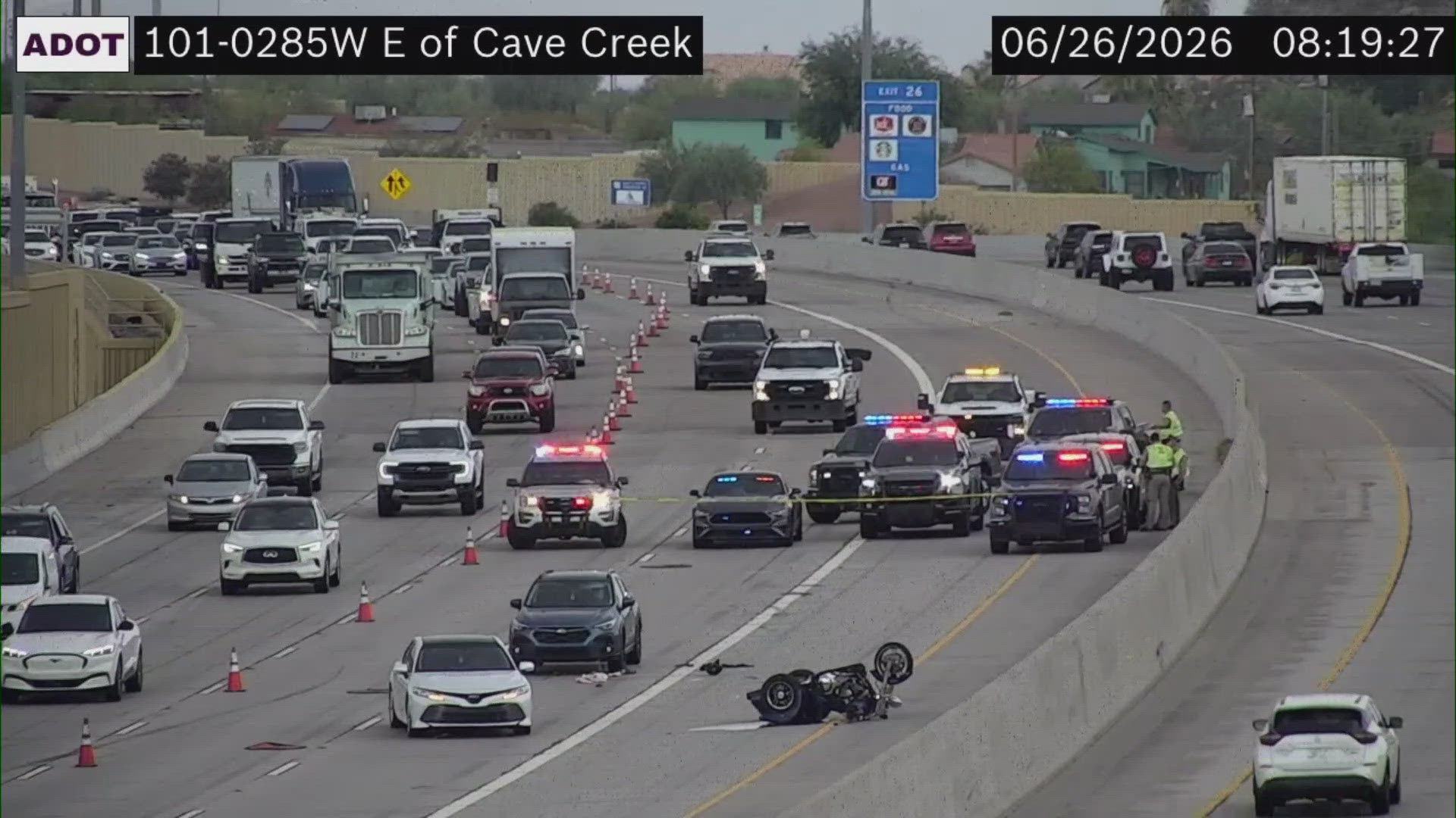 Woman seriously injured in Loop 101 crash | 12news.com