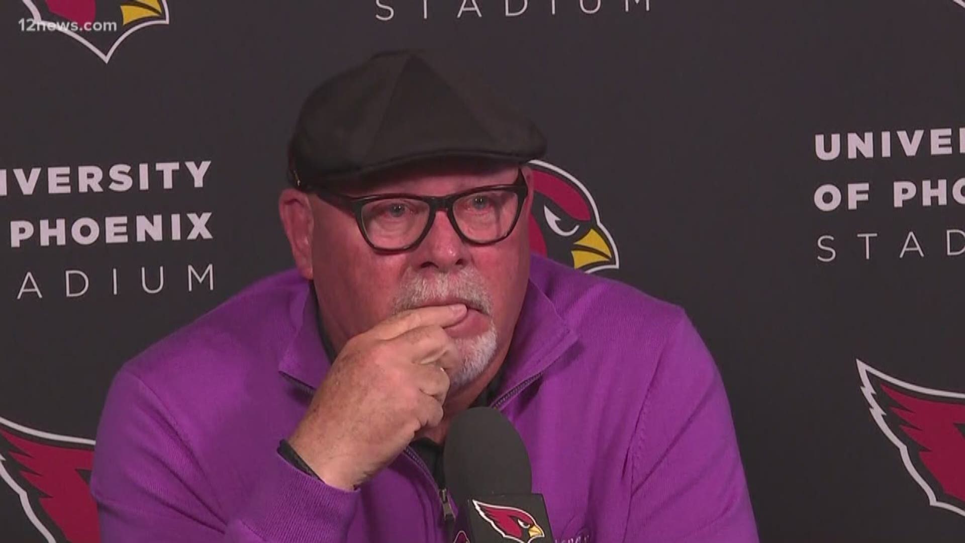 Arizona Cardinals coach Bruce Arians announced his retirement from coaching.