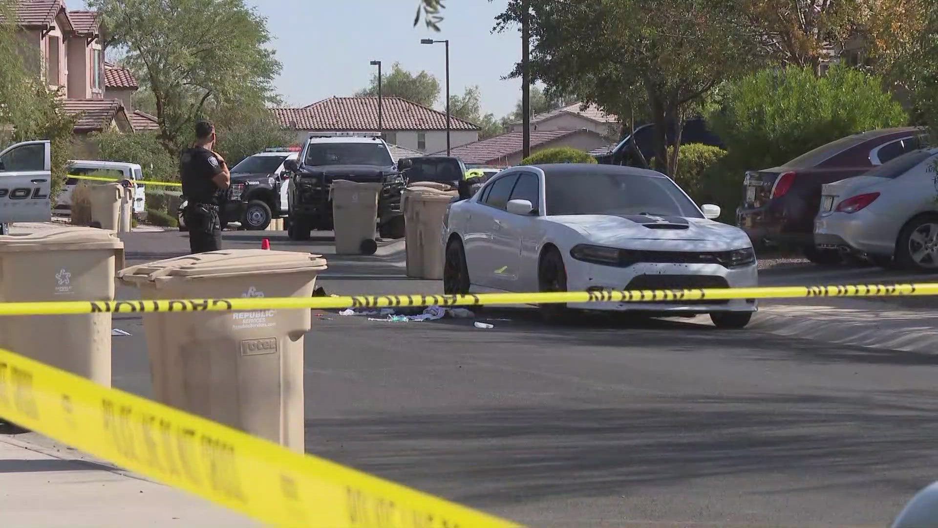 Police said a woman was shot multiple times in Buckeye on Tuesday, near McDowell Road and Verrado Way.