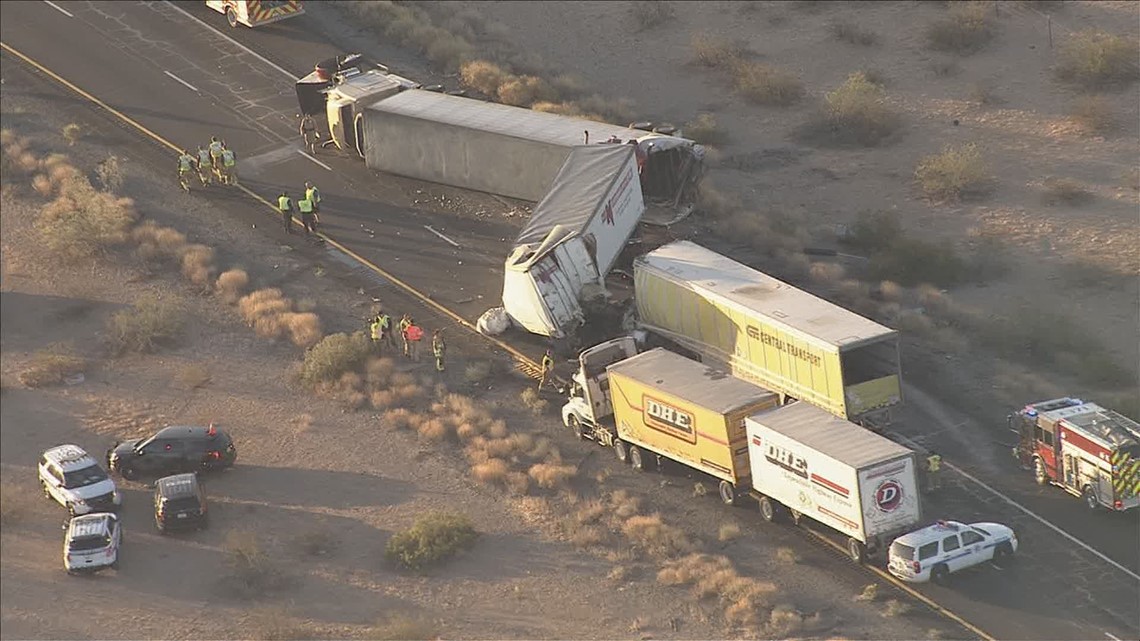 1 dead after crash on I-10 near Tonopah | 12news.com
