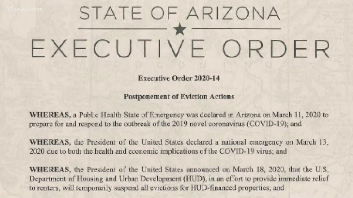 Arizona Landlords Sue Gov Doug Ducey In Effort To End Eviction Moratorium 12news Com