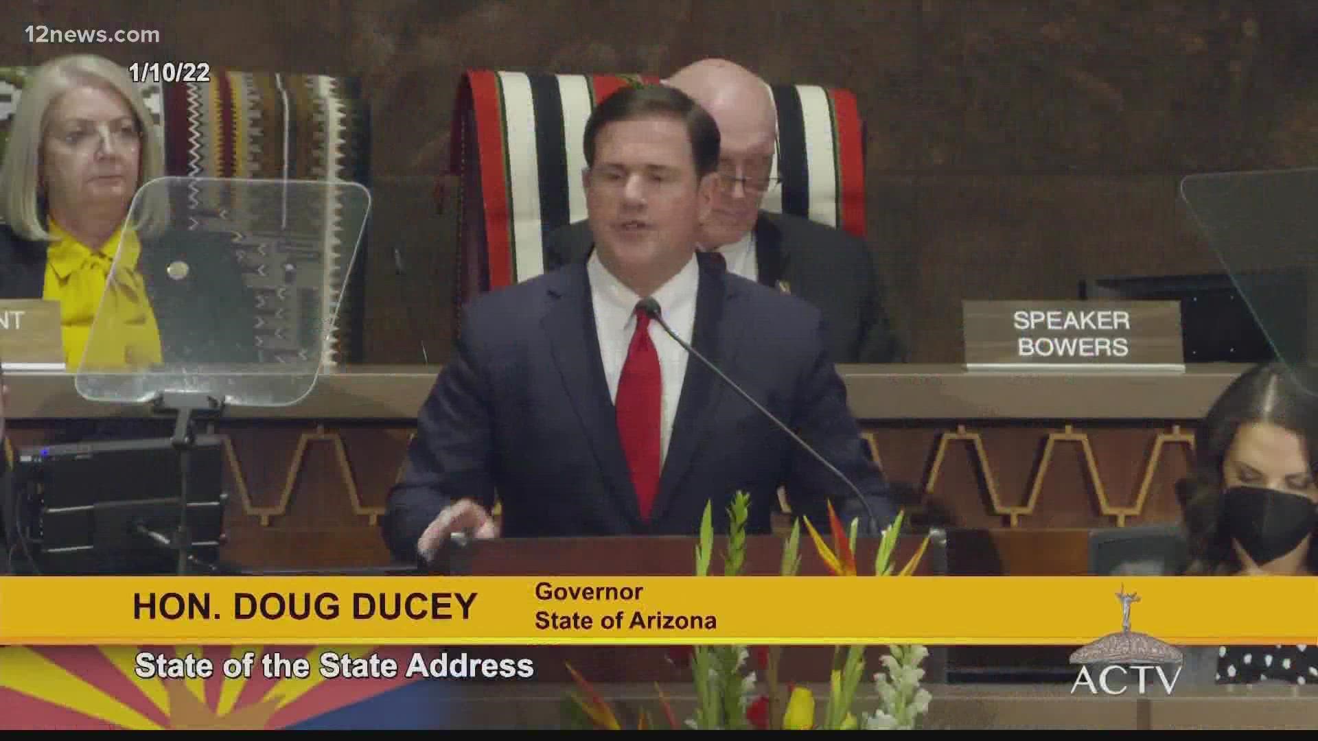 Governor Doug Ducey laid out an ambitious education agenda in his final State of the State speech. Public school educators say they were left out of it.