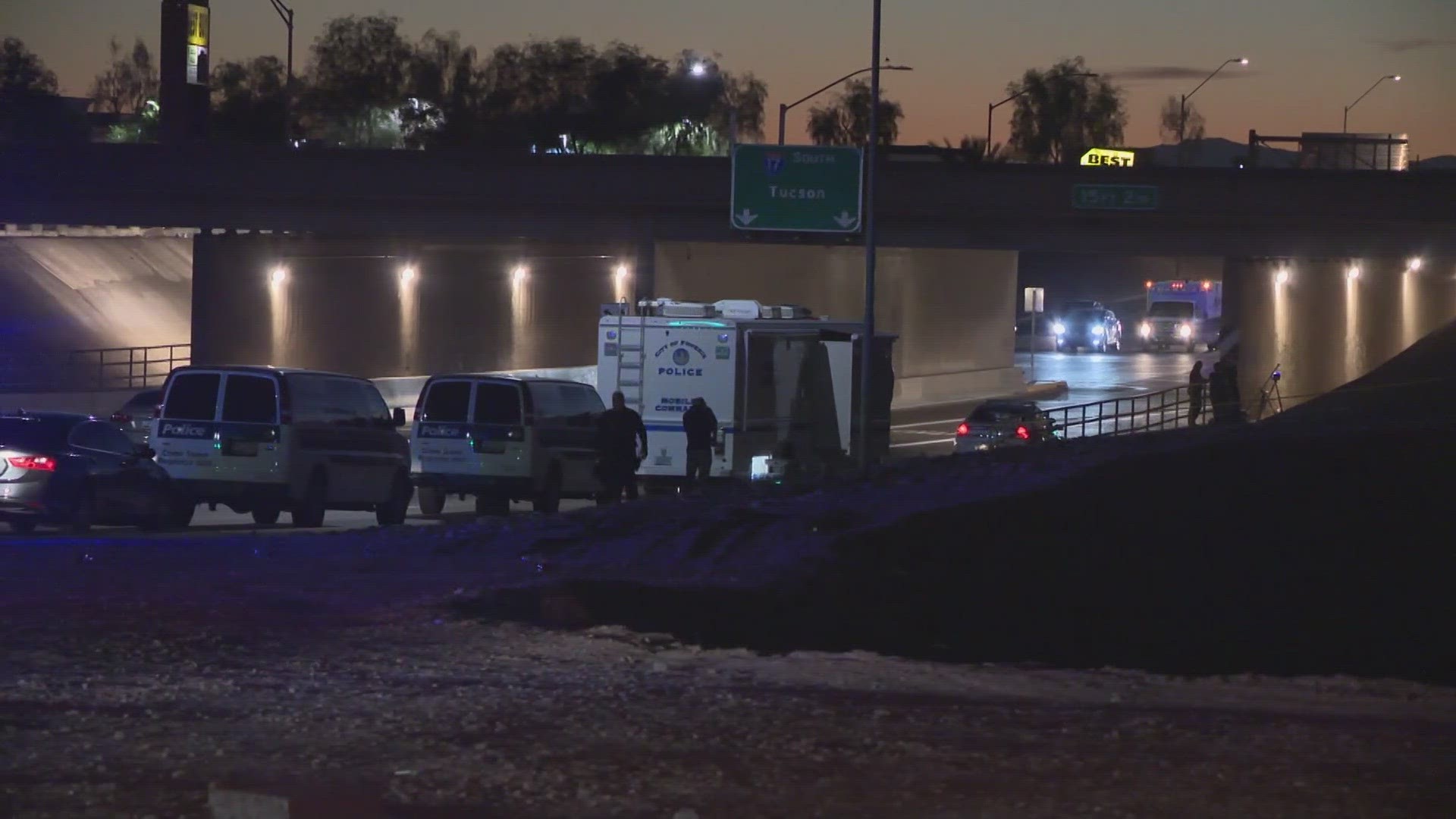 Police said the body was found near 27th Avenue and Thunderbird Road Saturday afternoon.