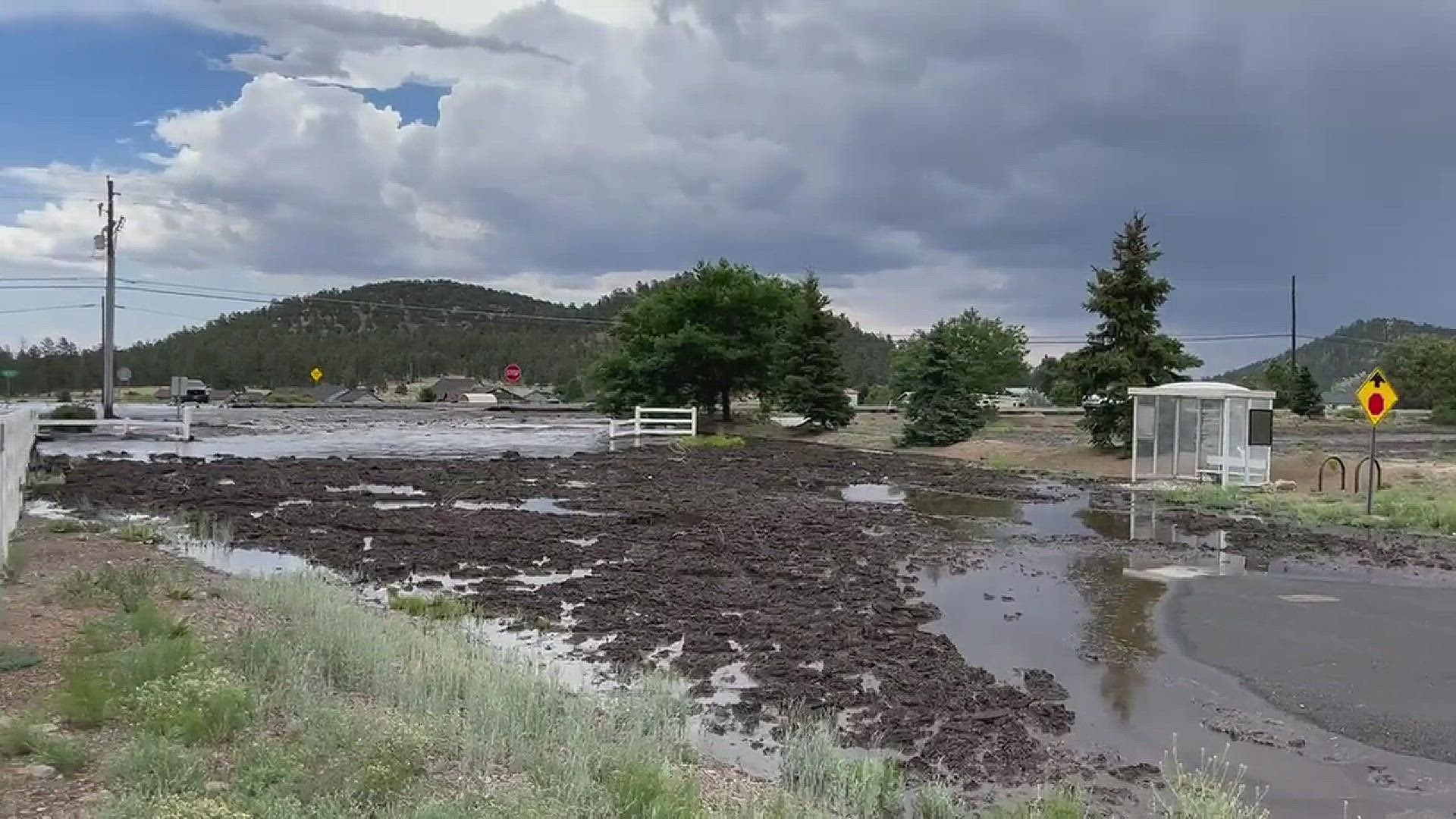 Carolyn Potter shared this video of flooding on Thursday, July 14, 2022.