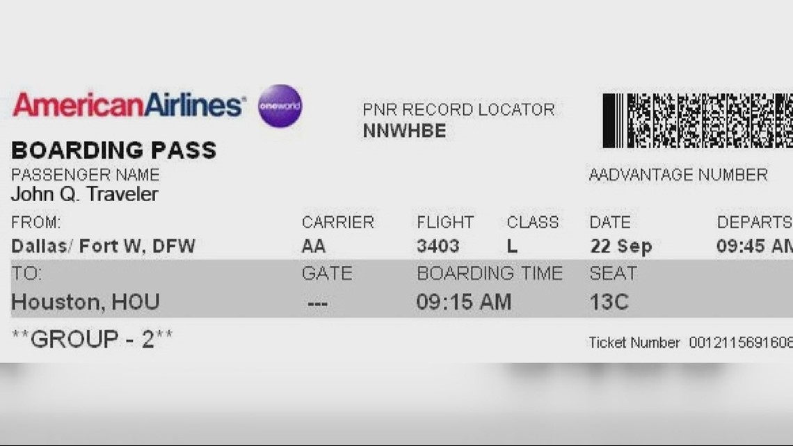 Alert Your Boarding Pass Has Your Personal Information 12news