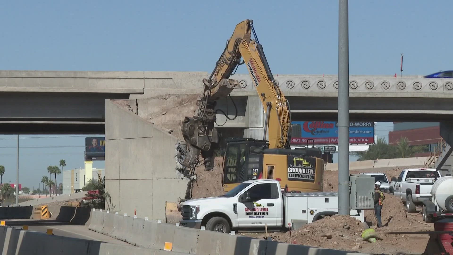 Construction for the I-10 Broadway Curve Project continues. Stella Sun gives us an update on the progress and when drivers can expect to see it completed.