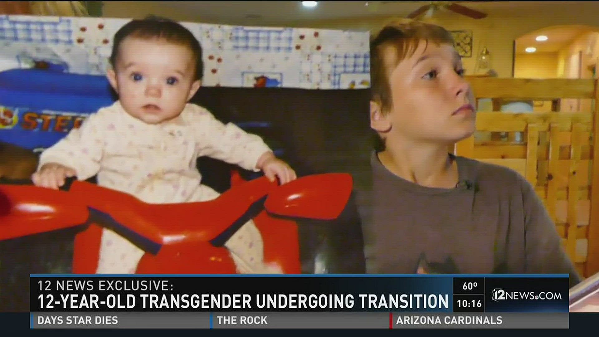 12-year-old transgender undergoing transition.
