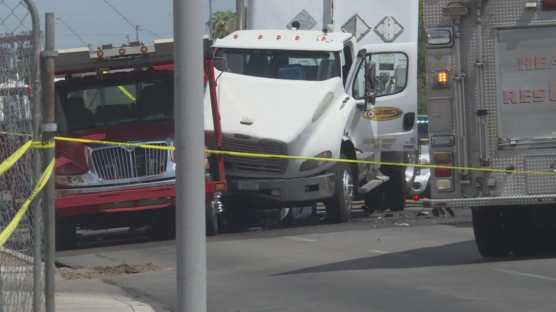 The crash was reported near 12th Street and Indian School Road.