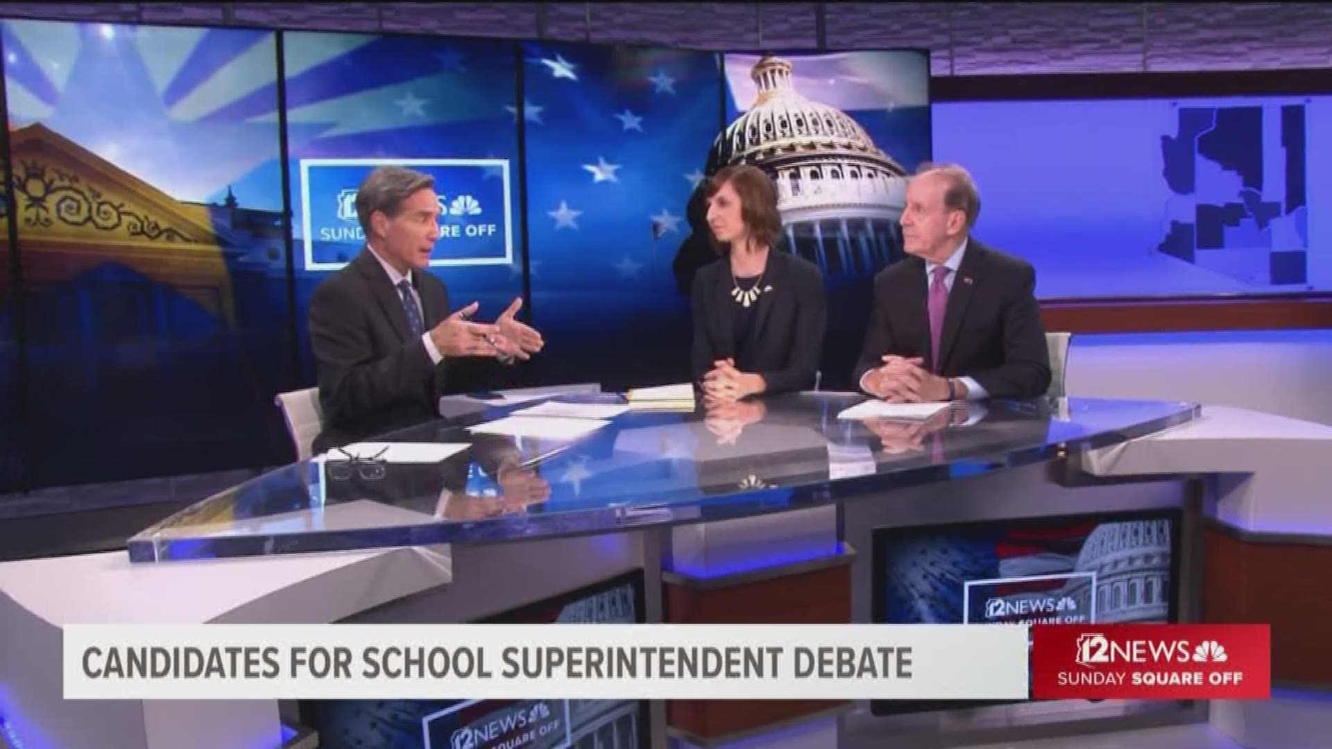 Do the candidates for Arizona school superintendent support expanding school vouchers or eliminating them?