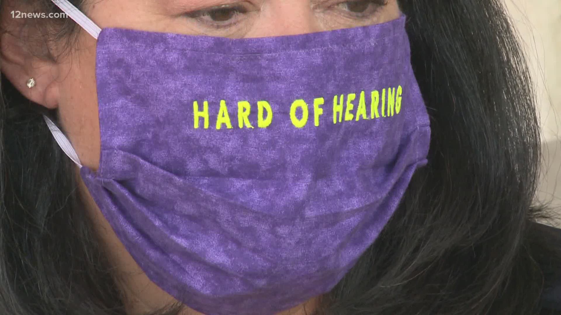 Masks have made it difficult for the hearing-impaired to understand people. But, one Goodyear woman found a work-around.