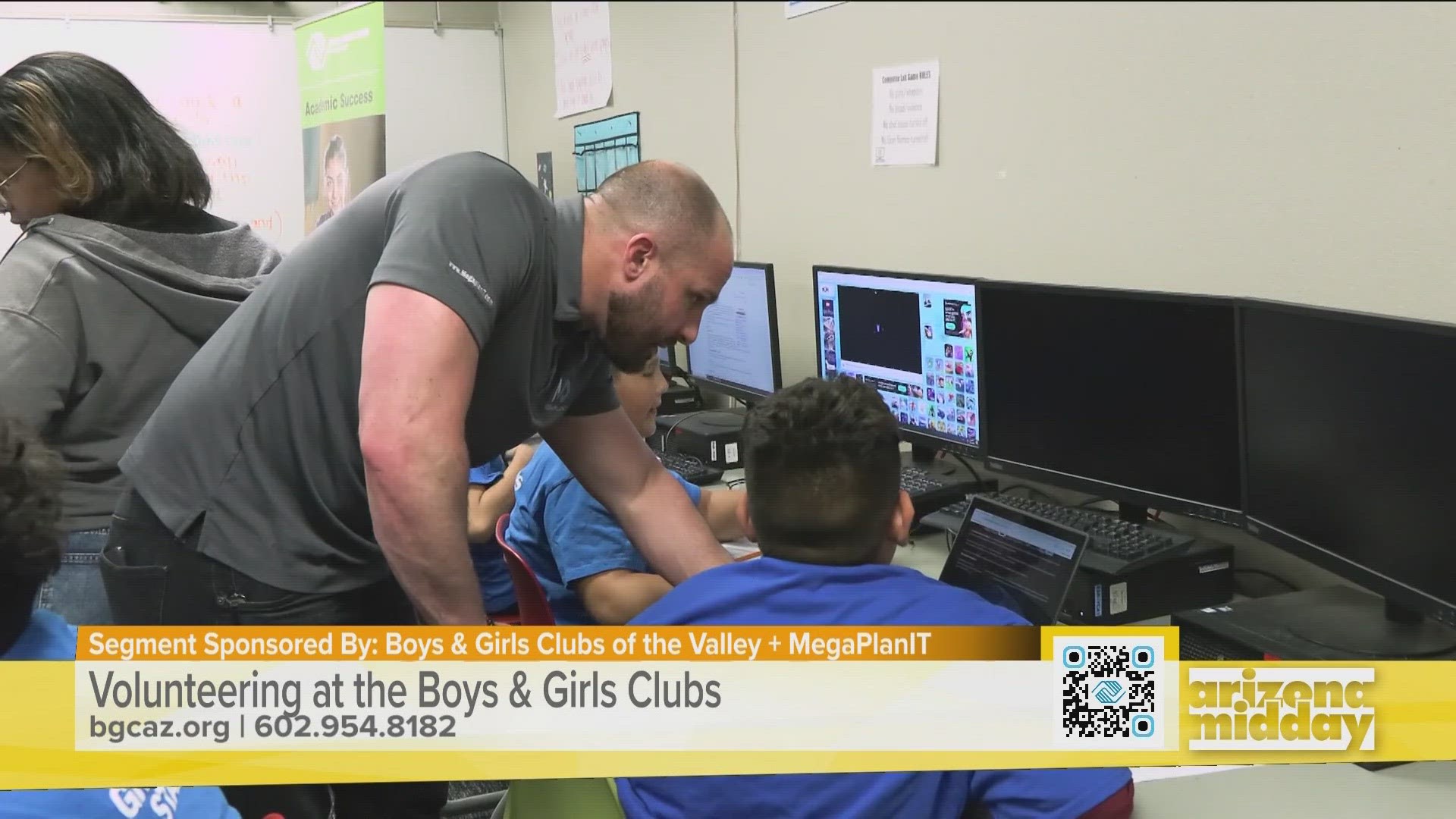 Destry stopped by one of the Boys & Girls Clubs of the Valley to learn why MegaPlanIT thinks it's important to volunteer.