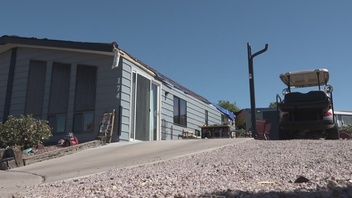 Mesa home still without a roof weeks after destructive storm - Vimarsana News