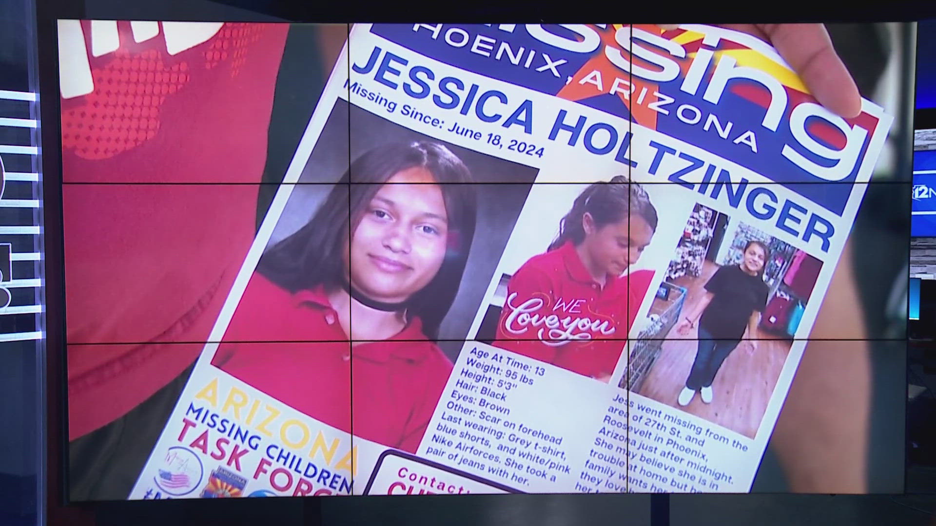 Police say 13-year-old Jessica Holtzinger has been missing for nearly a month.