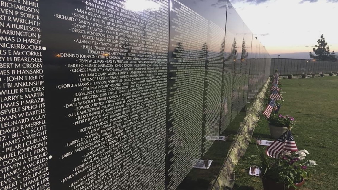 You Can See A Replica Of The Vietnam Veterans Memorial Wall In Surprise ...