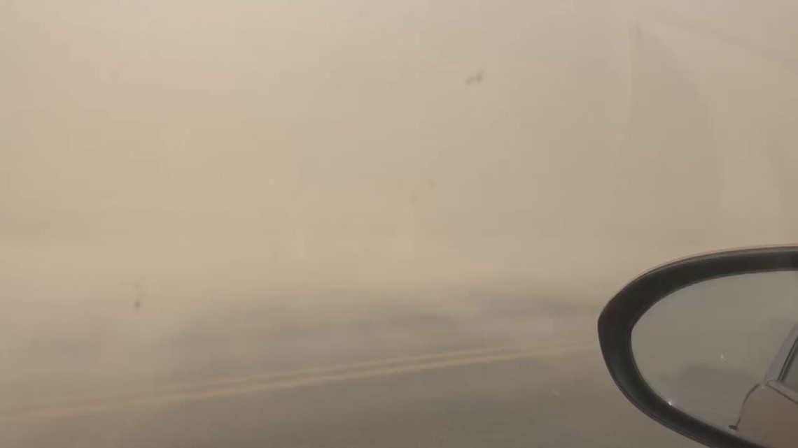 Here's what it looks like inside an Arizona dust storm
