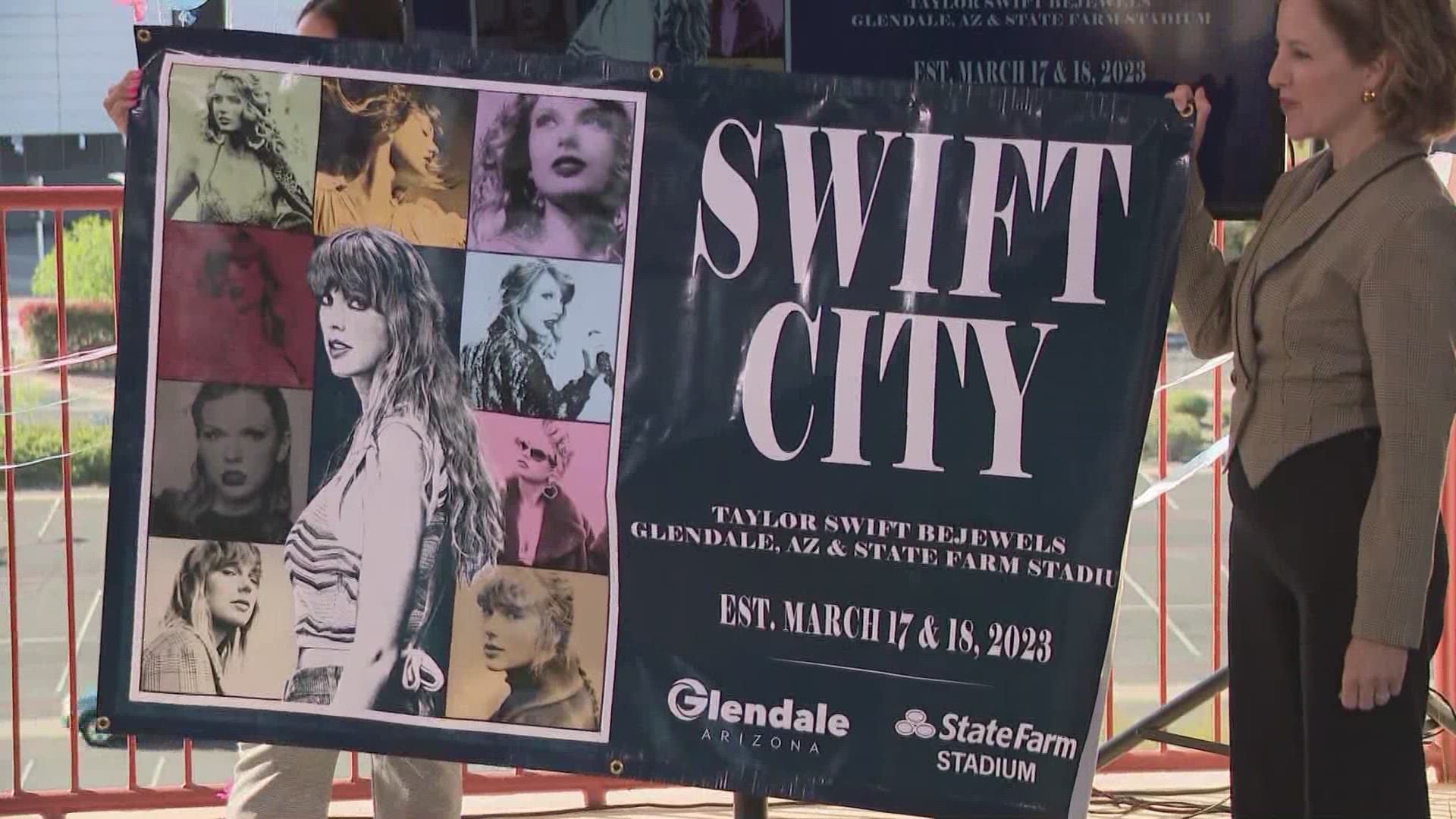 At least, temporarily. The city announced a ceremonial name change to celebrate the upcoming Taylor Swift store. Welcome to Swift City.