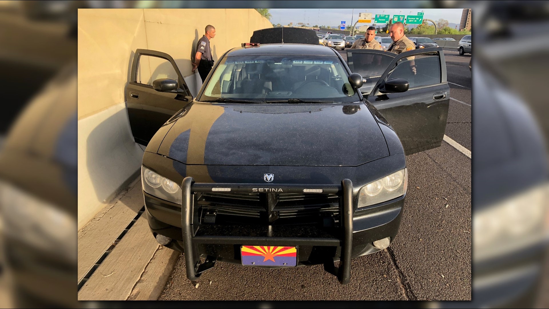 DPS: Fake cop tries to pull over real troopers, gets arrested | 12news.com
