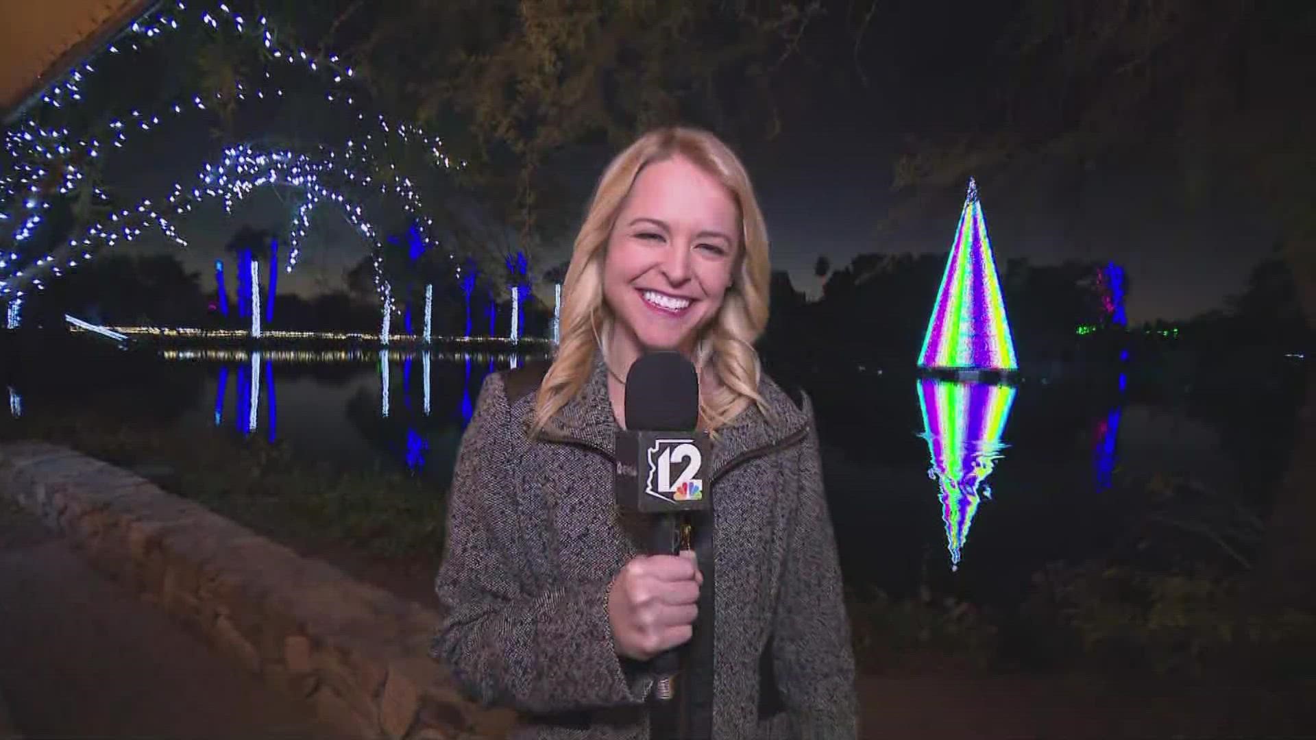 Phoenix ZooLights kicks off tonight at the Phoenix Zoo with more than 3.5 million lights to entertain families across the Valley.