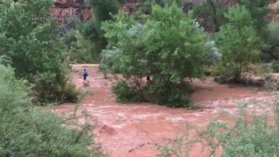 Tourists share their flash flood experience in Havasupai