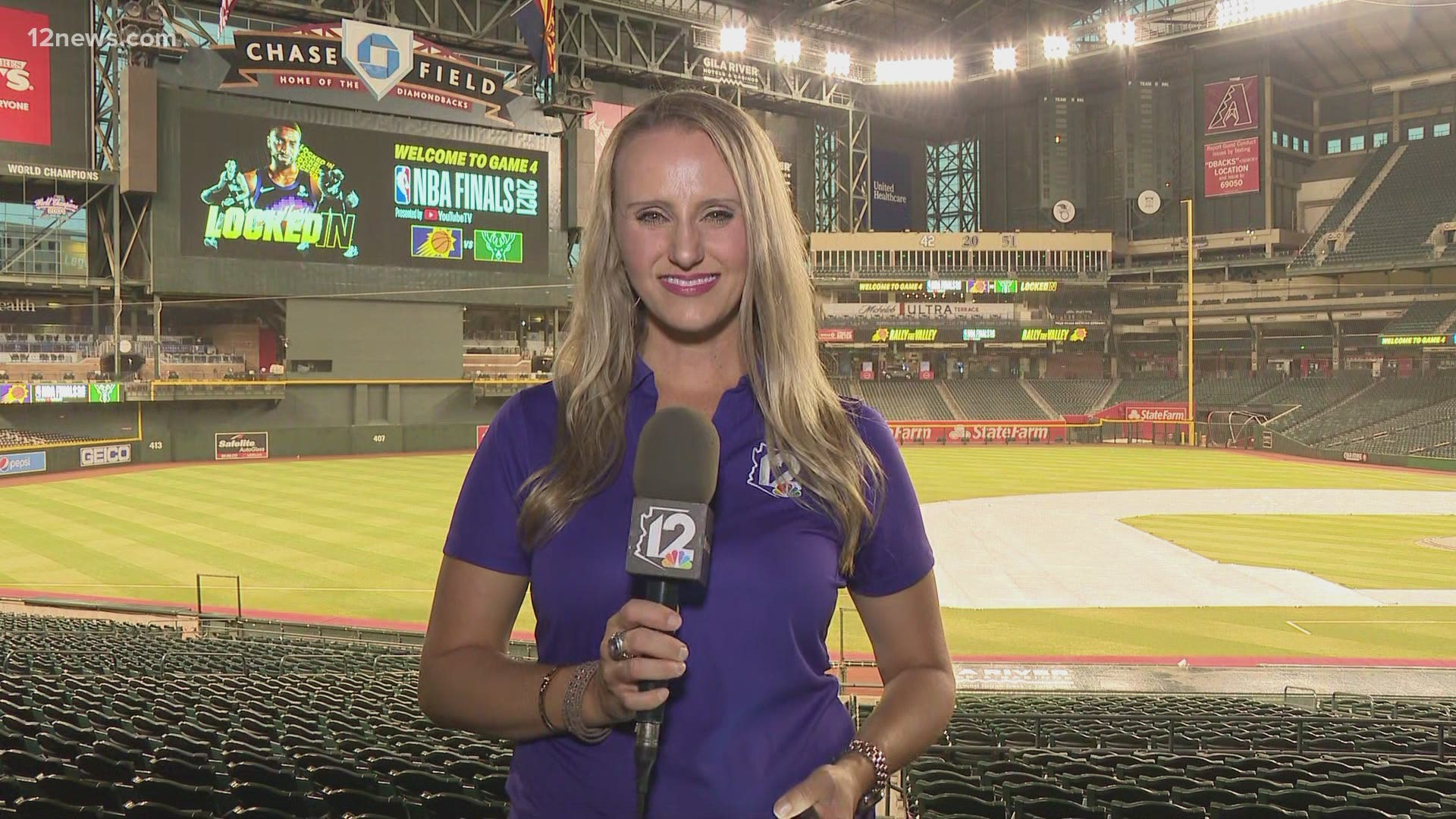The Chase Field crew is ready to host the Suns Road Game Rally Wednesday night. Trisha Hendricks has a preview.