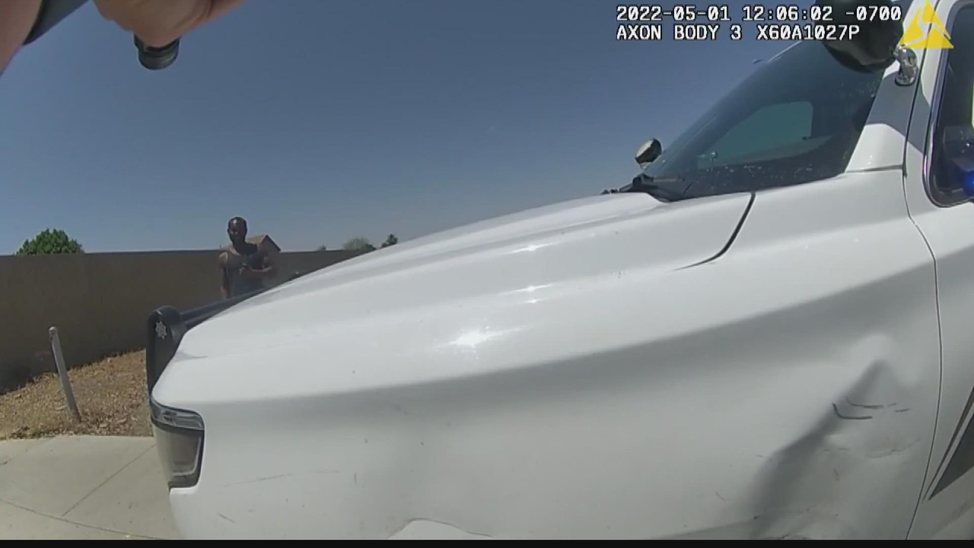 Phoenix police release new body cam video of an officer shooting a man wandering the streets with a machete.