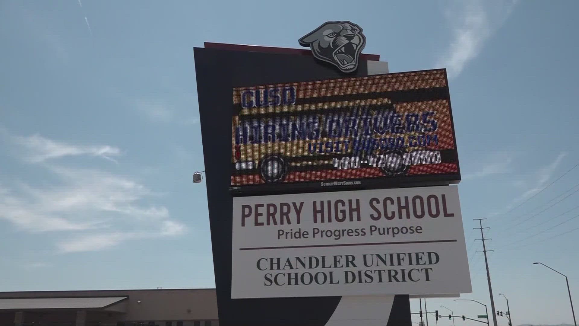 The father went to school officials and showed them the threats, including a picture of a gun pointed at the camera with the caption "do we understand each other?"