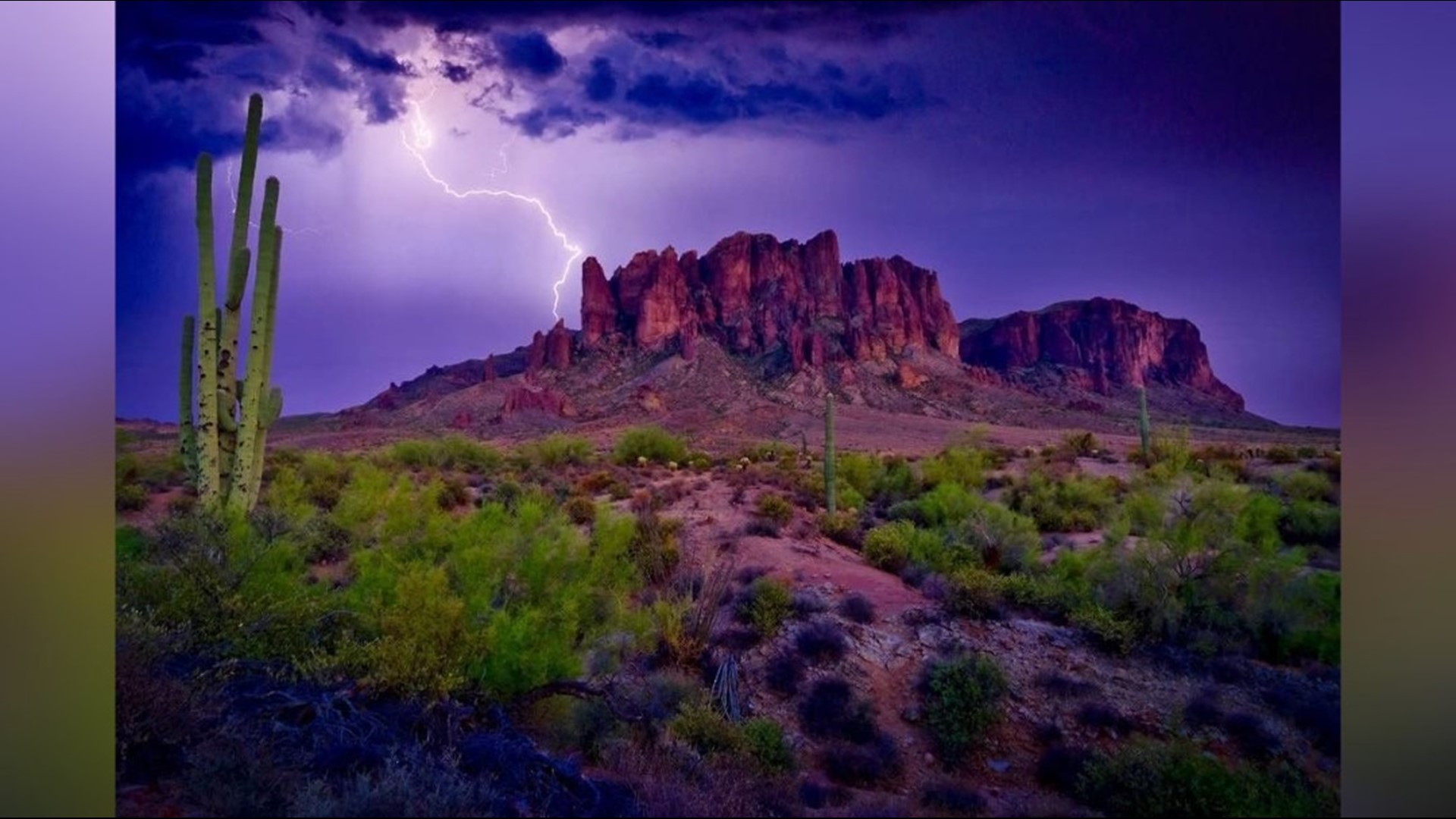 Monday's monsoon storm produced 35,000 lightning flashes across Arizona