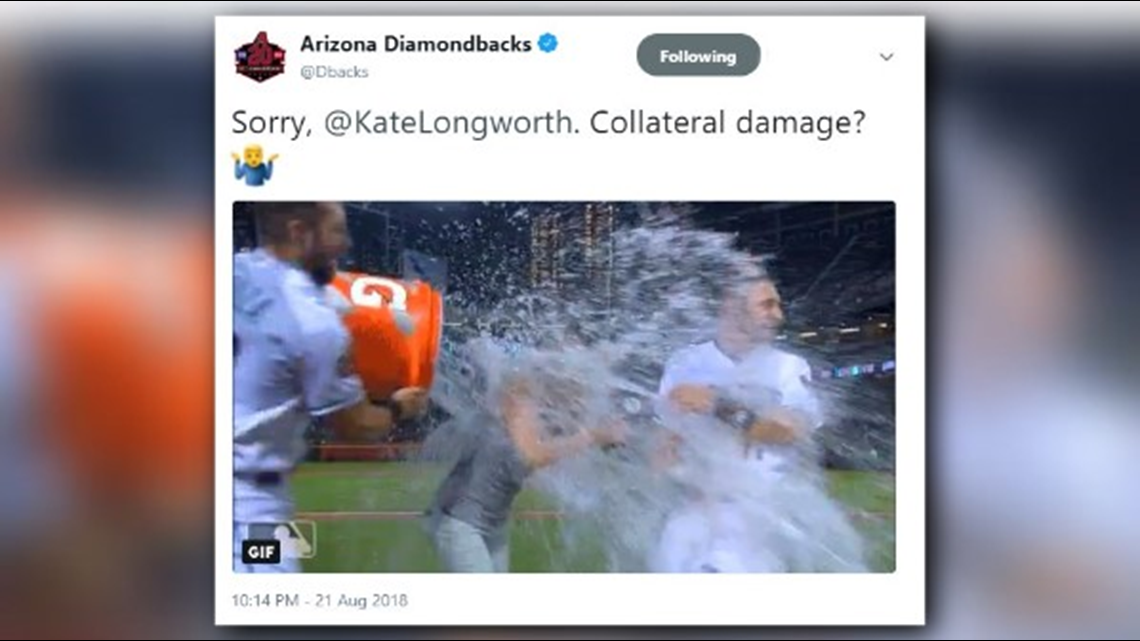 Fox's Gatorade Bath