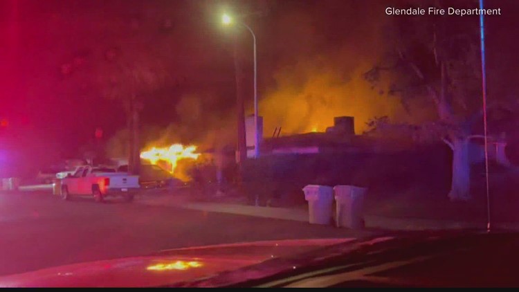 Glendale Fire Department warns of firework dangers after 3 house fires