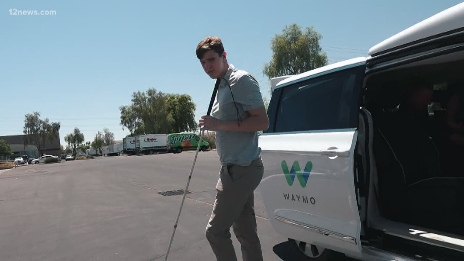 You've probably seen Waymo's driverless cars on the road in the East Valley. Now, Waymo is pushing its cars as a way to help people with disabilities get around. 12 News went for a ride in an autonomous car with one man who believes Waymo could change his life.