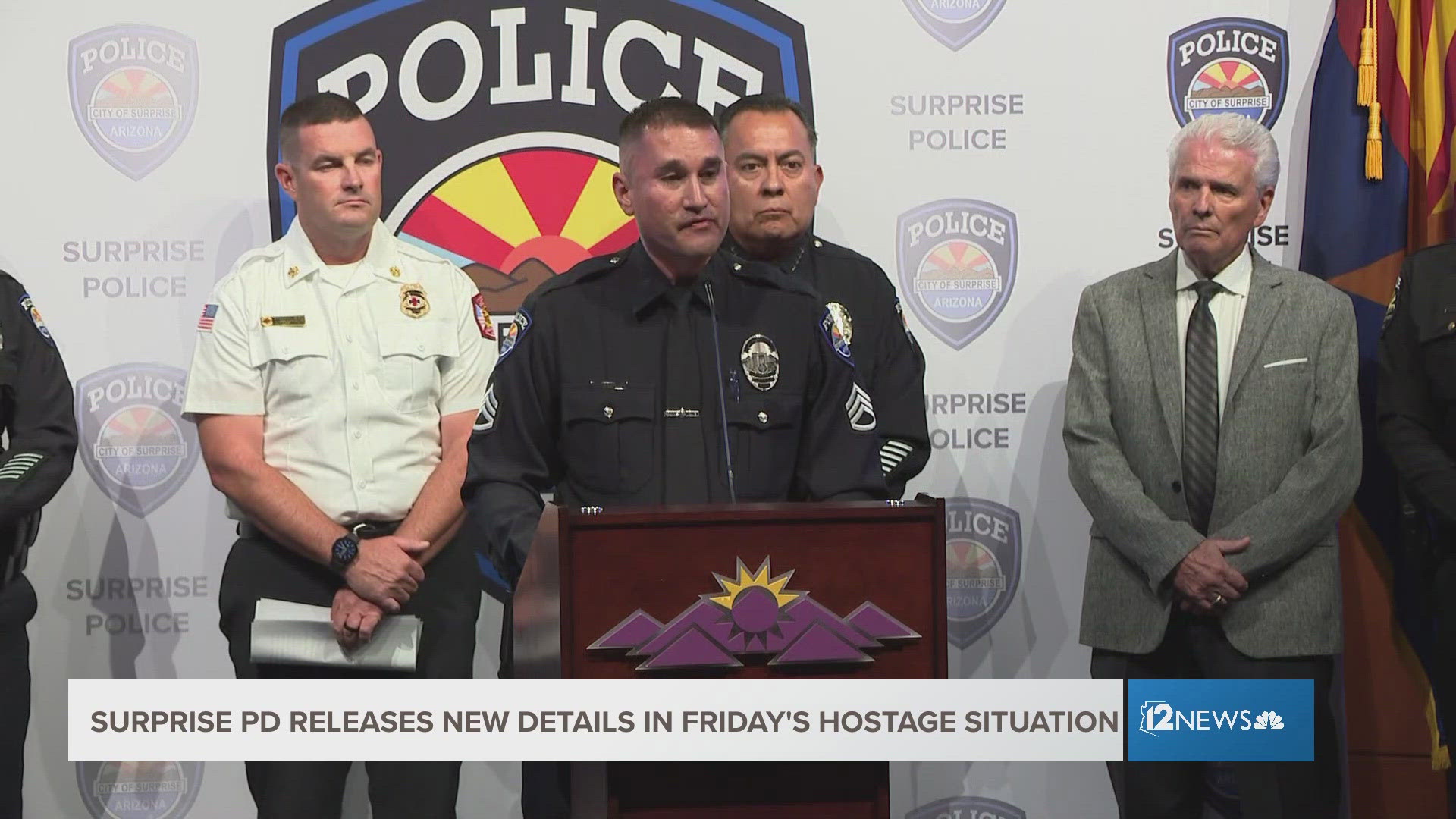 Surprise police are releasing new details after a hostage situation in which a baby was shot last week.