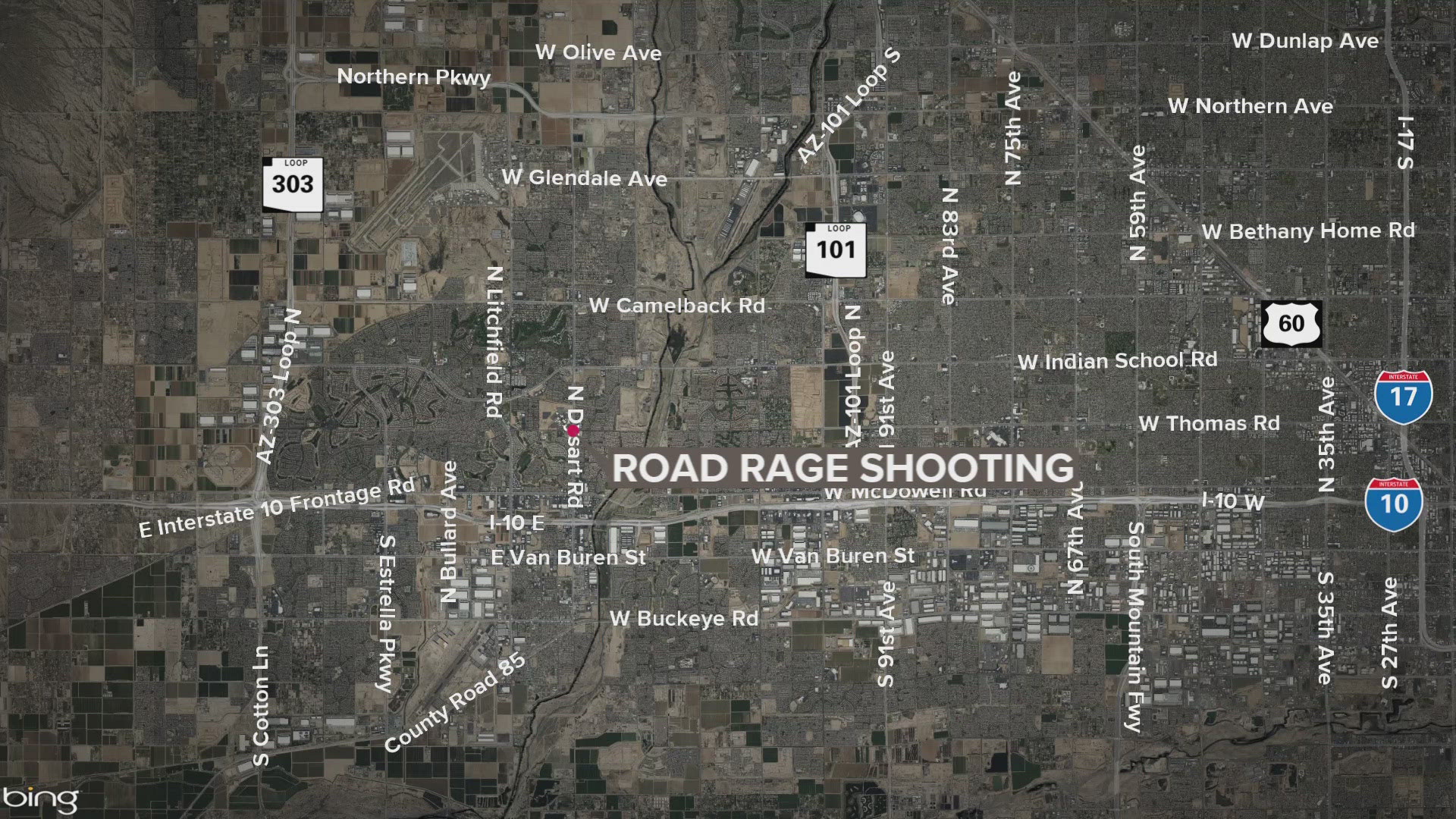 The Avondale Police Department said the shooting happened just before 1:40 a.m. Saturday near Dysart and Thomas roads.