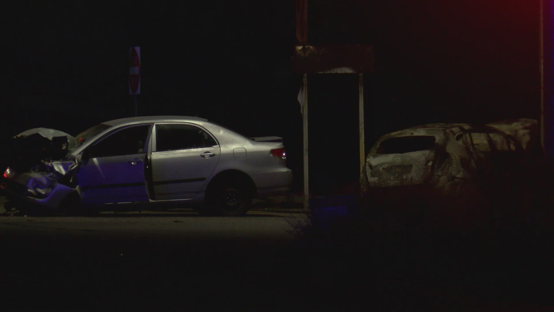 The fiery crash happened at Ajo Highway and San Joaquin Road in southwest Tucson on Monday night.