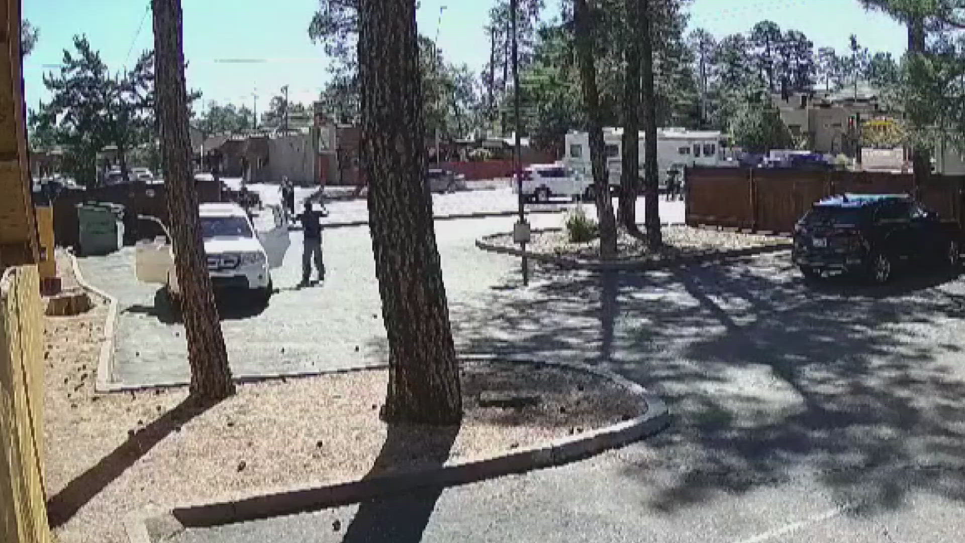 Exclusive video shows the moments after an Arizona woman was shot and killed inside a car in Payson. 