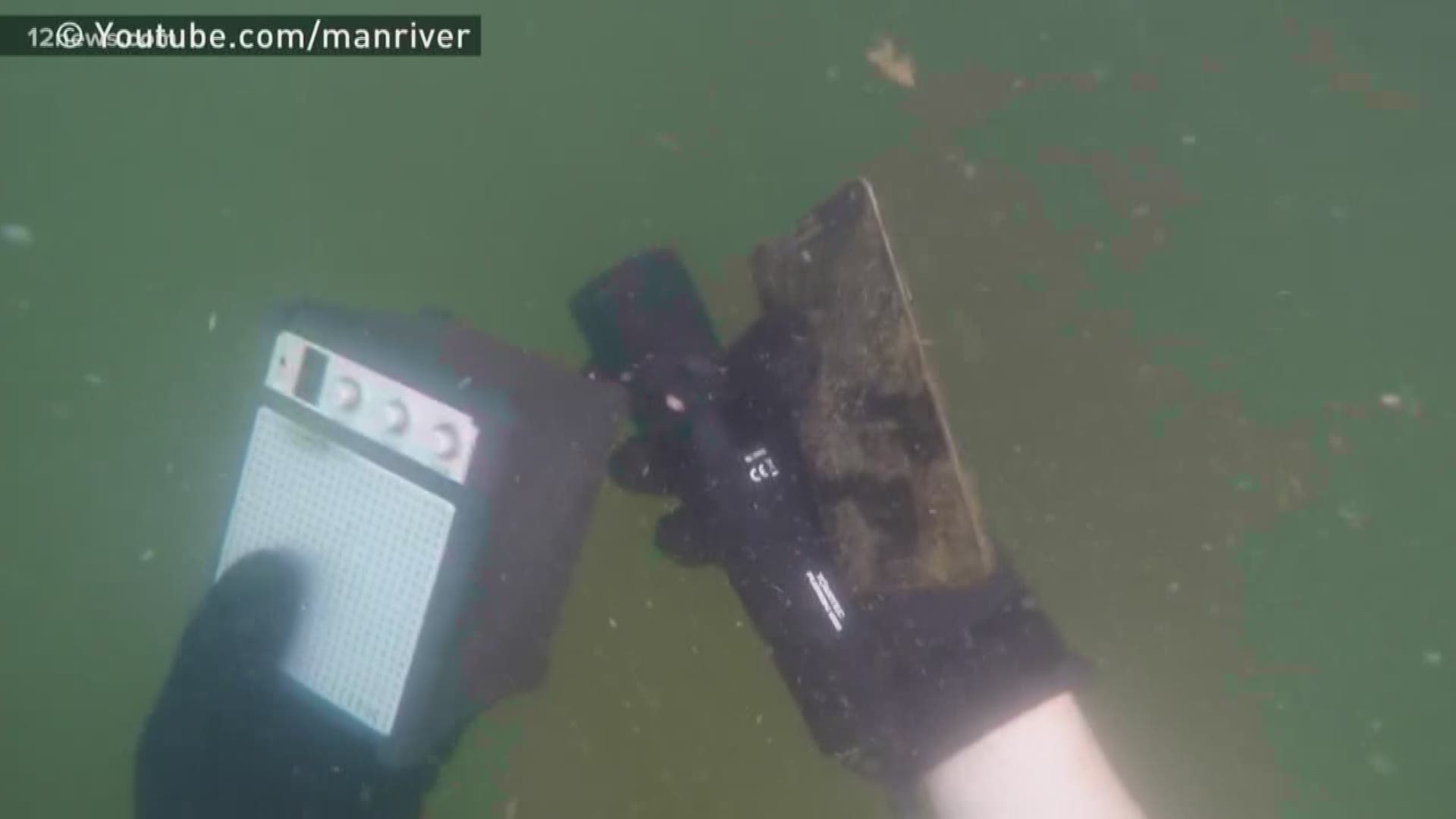 This digital diver has found a YouTube hit at the bottom of Arizona lakes and rivers.