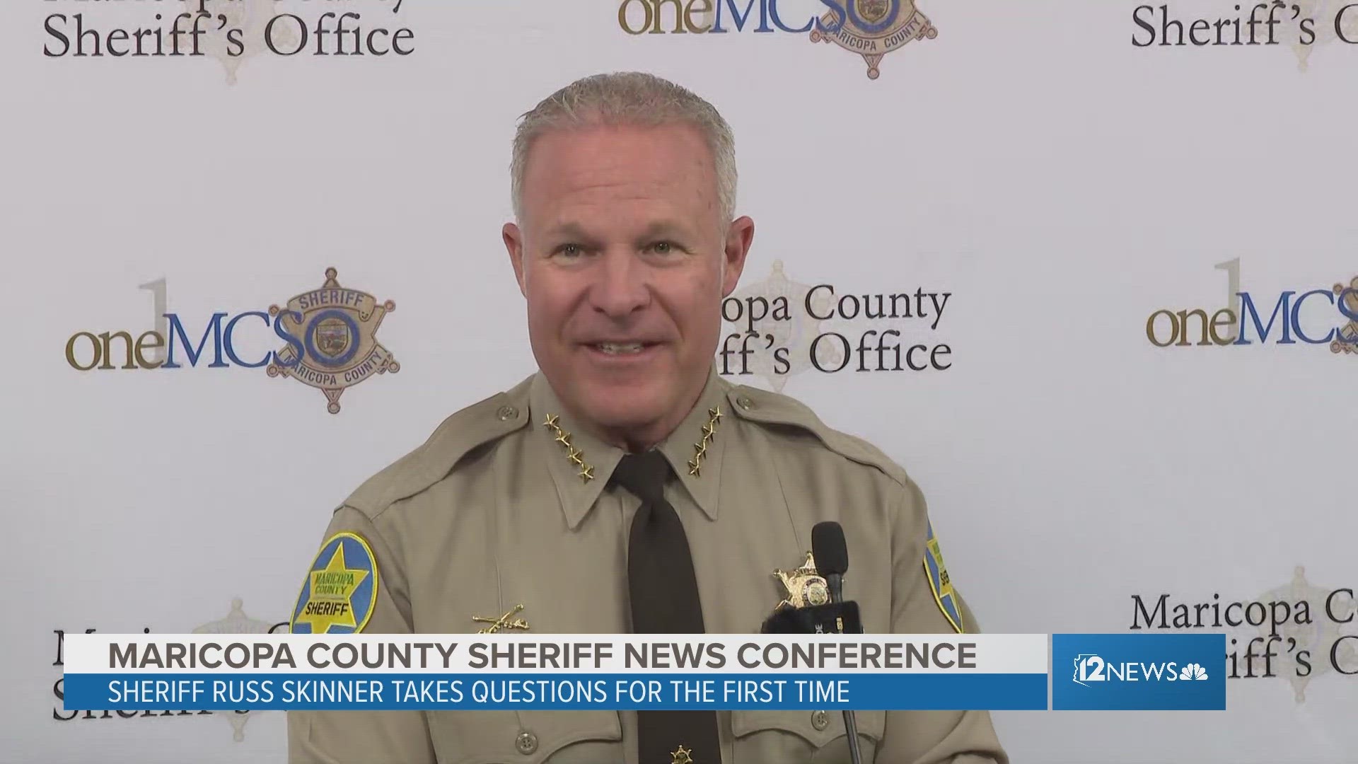 Skinner was recently selected to replace Paul Penzone after the former sheriff resigned.