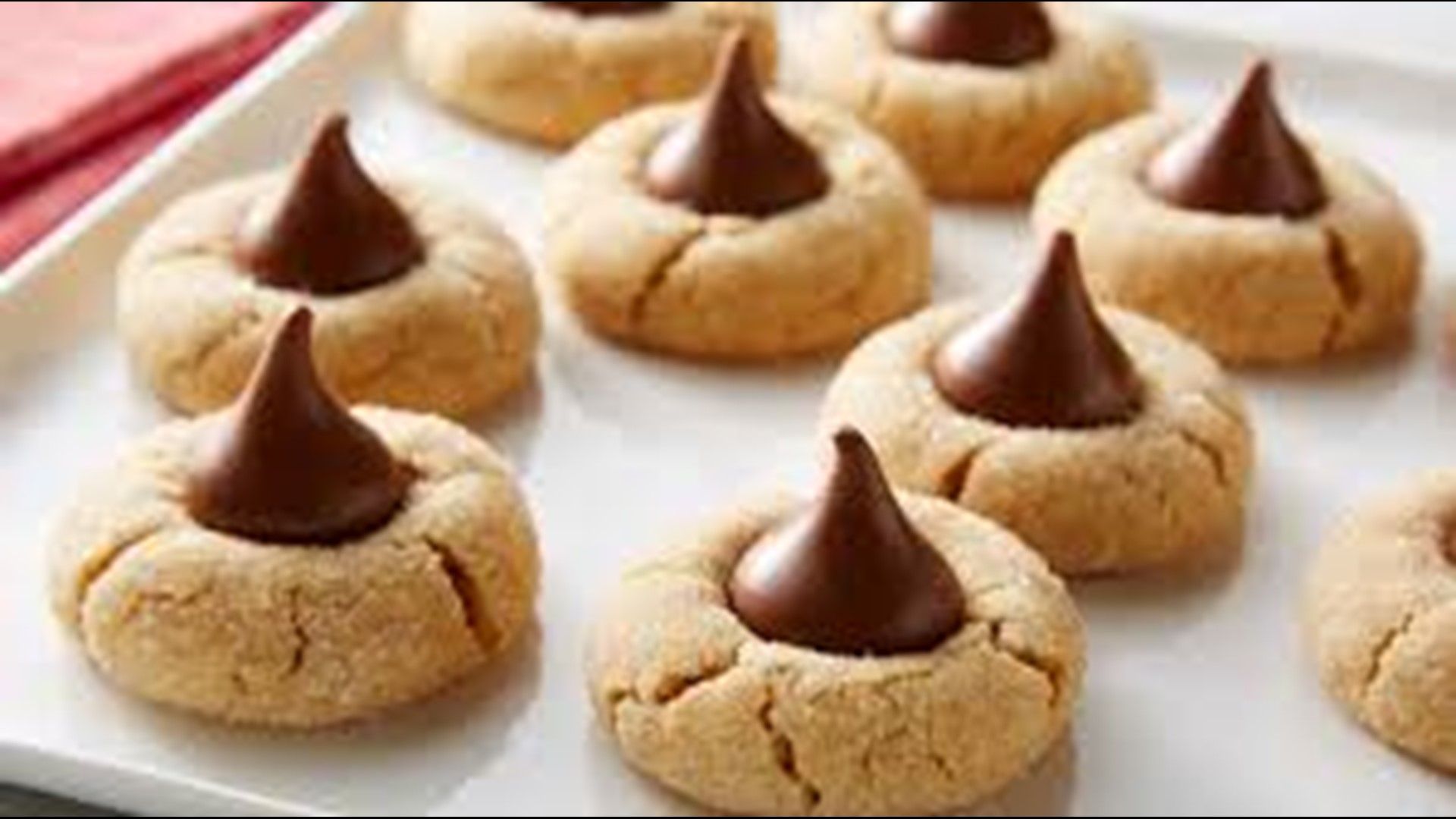 Cashew Butter Blossom Cookies