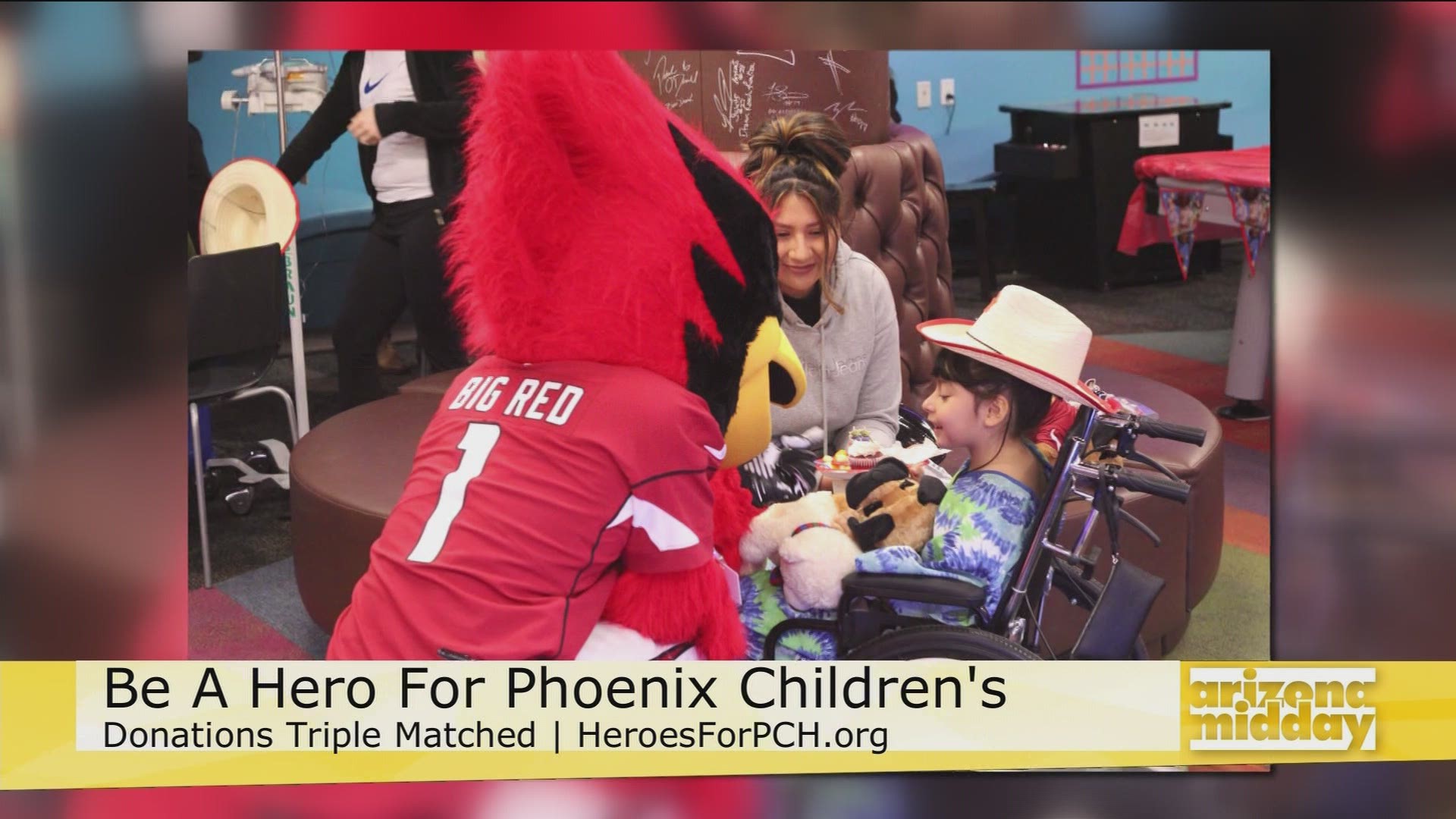 Nicole Bidwell, Co-Owner of the Arizona Cardinals, tells us how the Cards Players are helping children plus how you can help support the hospital on Giving Tuesday