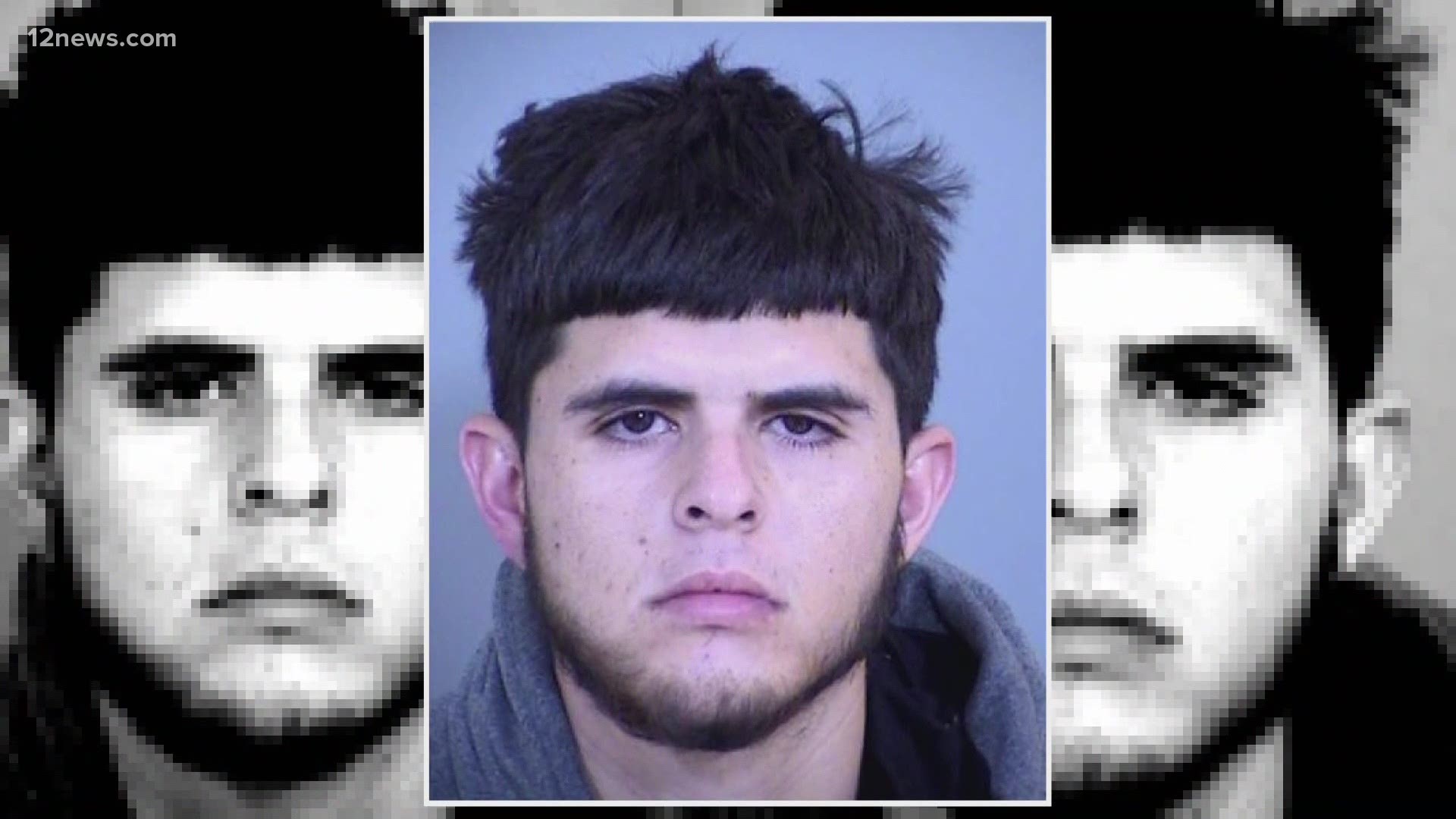 Investigators say Rodrigo Garcia stole a BMW sedan that was parked and still running outside a convenience store.