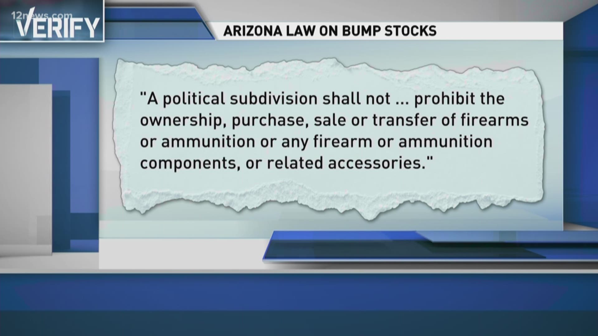 Can Arizona Ban Bump Stocks? | 12news.com