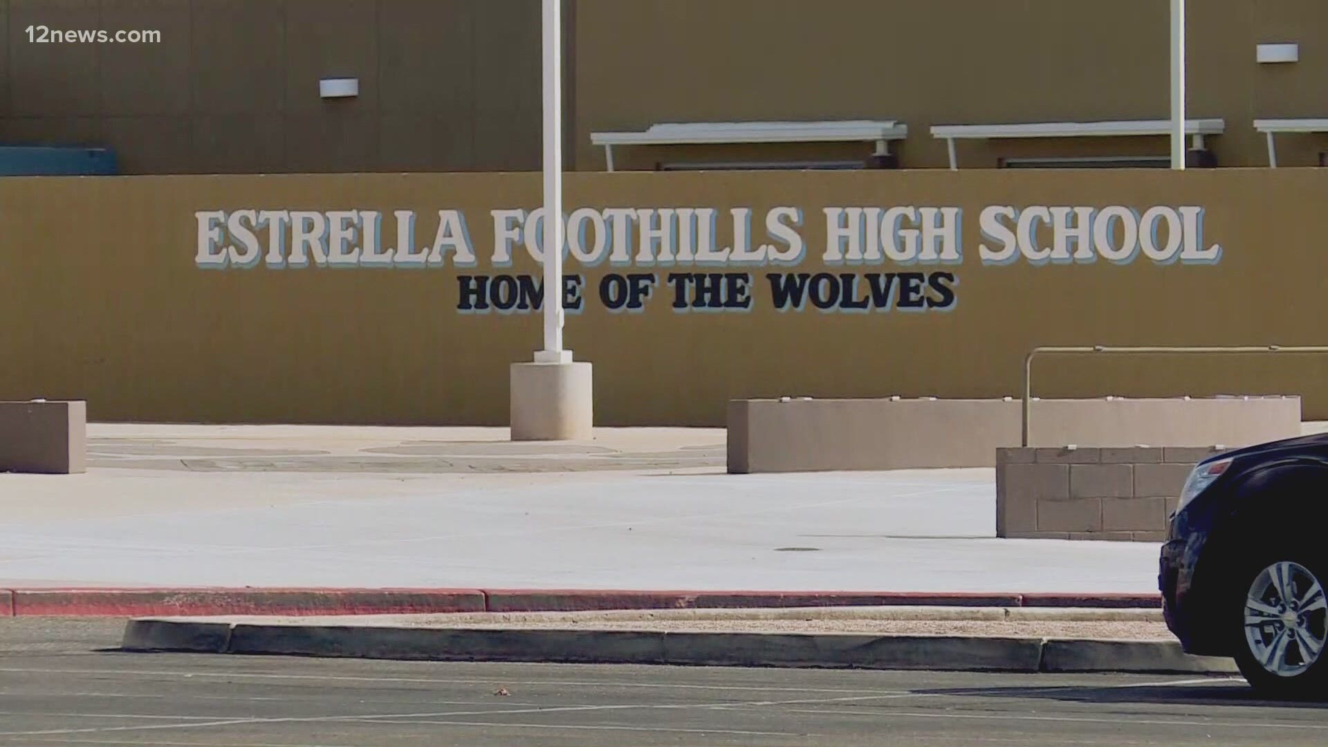 A student at Estrella Foothills High School brought a gun to campus and threatened to shoot themself. Another student disarmed them before anyone got hurt.