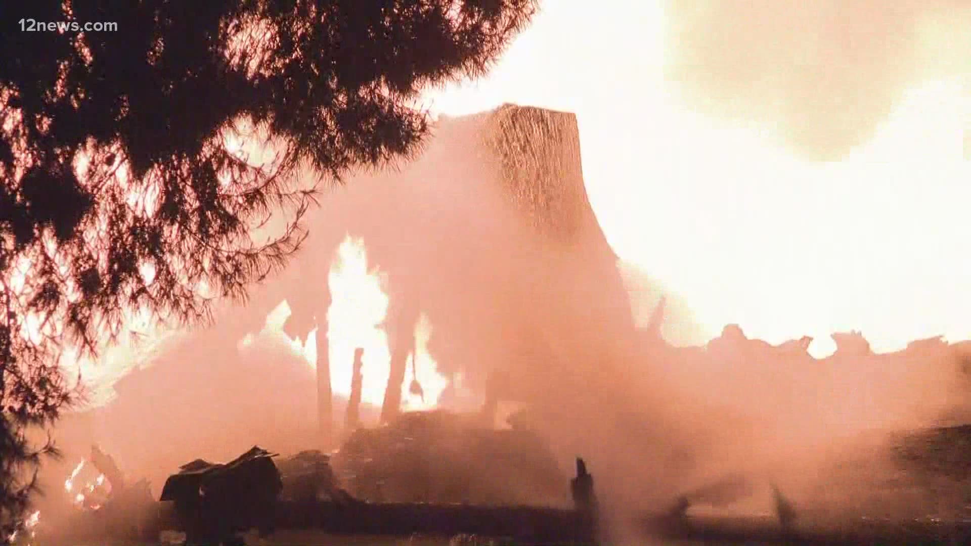 A tragic fire left a 50-year-old Catholic church on 40th Street and Shea Boulevard in shambles.