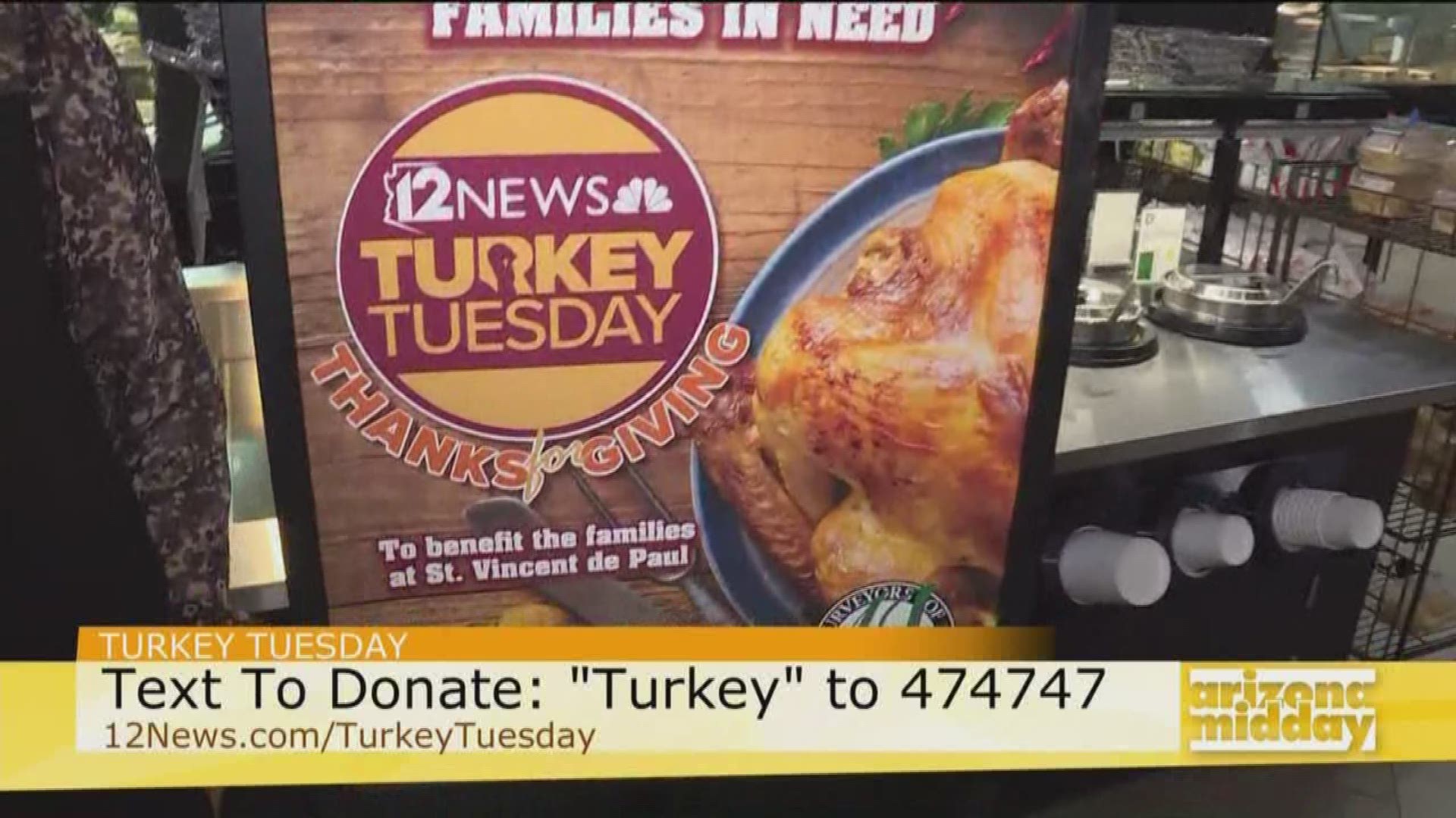 Turkey Tuesday is in it's 26th year! The turkey drive benefits St. Vincent De Paul.